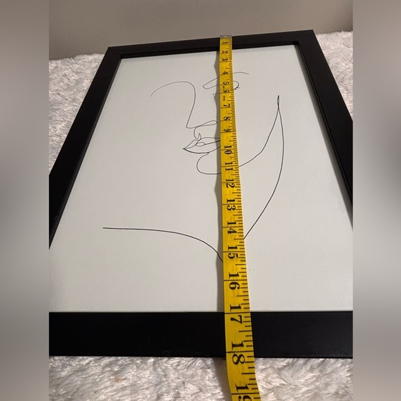 Memory of Her I" by Grace Popp. minimalist piece with a black frame 14x18 - Picture 4 of 5